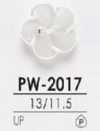 PW2017 聚酯纤维树脂制 表孔两孔·有光泽纽扣
