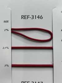 REF-3146 再生聚酯纤维弹力绳子（柔软型）[缎带/丝带带绳子] 新道良質(SIC) 更多图片