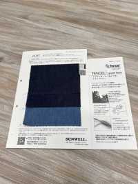 14187 棉/Tencel(TM) 莱赛尔纤维 4.5 盎司靛蓝丹宁布[面料] SUNWELL 更多图片