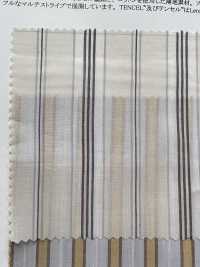 35422 色织棉/天丝（TM）莱赛尔纤维精纺细布多条纹[面料] SUNWELL 更多图片