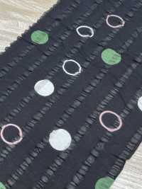 58016-2 波纹平纹针织印花波尔卡圆点设计[面料] 樱花公司 更多图片