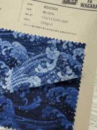 850350 SEVENBERRY® 山东山东绸丹宁布- 日式图案[面料] VANCET奔时代 更多图片