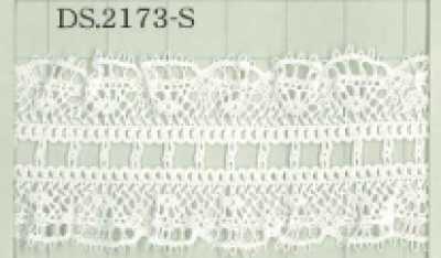 DS2173-S 弹力蕾丝 荷叶边蕾丝 梯子蕾丝 32mm
