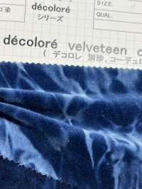 DCL128-ID Decorore Kanpachi 斜纹棉绒靛蓝染料[面料] 云井美人（中部平绒称天堂） 更多图片