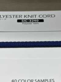 SIC-3240 再生聚酯纤维针织绳子[缎带/丝带带绳子] 新道良質(SIC) 更多图片