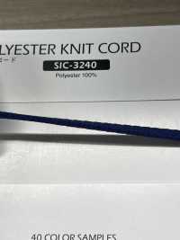 SIC-3240 再生聚酯纤维针织绳子[缎带/丝带带绳子] 新道良質(SIC) 更多图片