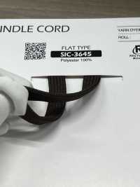SIC-3645 再生聚酯纤维编织绳绳子（扁平）[缎带/丝带带绳子] 新道良質(SIC) 更多图片