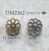 DM2362 珍珠涂层/压力铸造跳跃纽扣