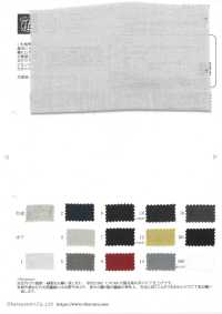 OA221993 60/1 × 80/1 日本亚麻 柔软精加工（彩色）[面料] 小原屋繊維 更多图片