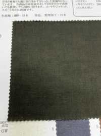 OSDC40332 苏比马棉 80/1 和法国亚麻 1/60 2/1 超级斜纹布 丝滑双面检验（正反一样）（灰白色）[面料] 小原屋繊維 更多图片