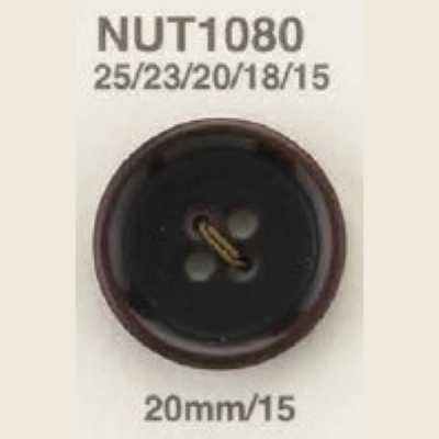 NUT1080 象牙果制四孔纽扣
