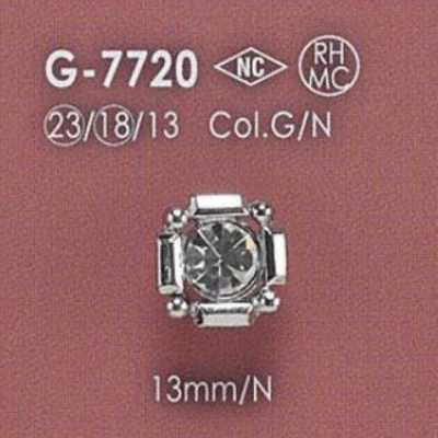 G7720 玻璃/浇铸制 半圆环有柄纽扣