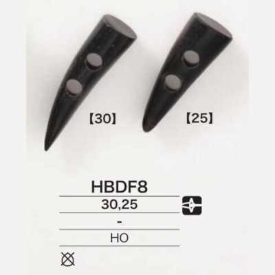 HBDF8 水牛角纽扣制粗绳扣