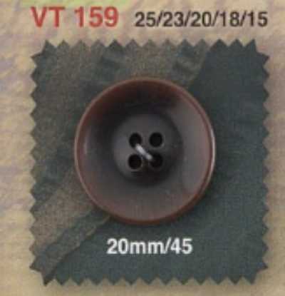 VT159 聚酯纤维树脂制 正面四孔纽扣