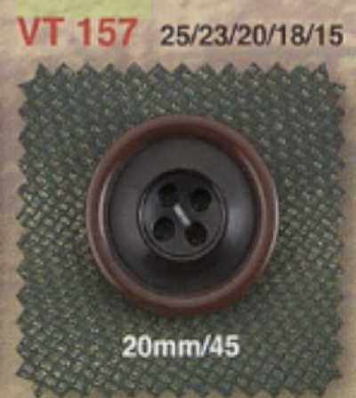 VT157 聚酯树脂制 四孔纽扣