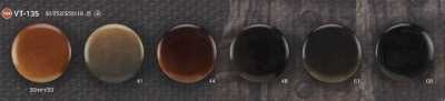 VT135 聚酯树脂制 暗眼纽扣