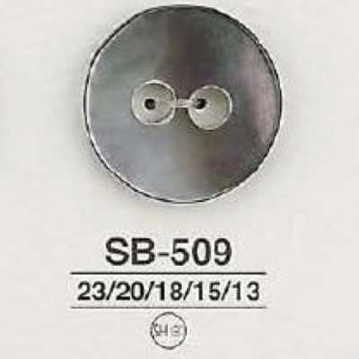 SB509 黑蝶贝制正面两孔纽扣