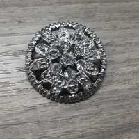 SBC4269 玻璃/高金属半圆形有柄纽扣 IRIS纽扣 更多图片