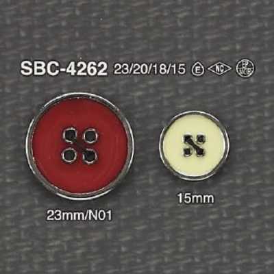 SBC4262 环氧树脂/高级金属制 四孔纽扣