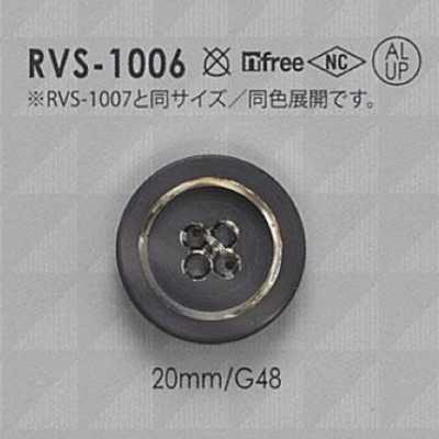 RVS1006 铝/聚酯树脂制 正面四孔纽扣