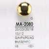 MA2080 黄铜制圆形扣有柄纽扣