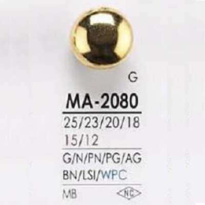 MA2080 黄铜制圆形扣有柄纽扣
