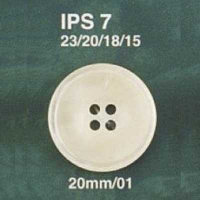 IPS7 聚酯树脂制 表孔四孔纽扣