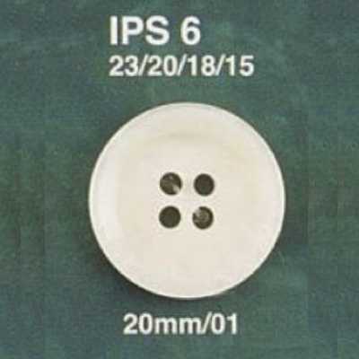 IPS6 聚酯树脂制 正面四孔纽扣