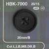 HBK7000 水牛角制 表面四孔纽扣
