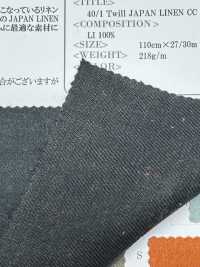 OSDC40043K 40/1 斜纹 JAPAN LINEN CC 饰面起绒饰面[面料] 小原屋繊維 更多图片