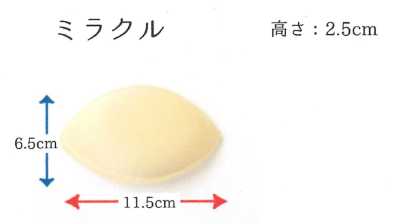 交換パットミラクル 柠檬形替换胸垫
