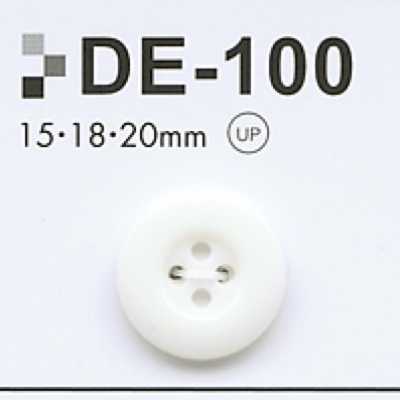 DE100 聚酯树脂制 四眼纽扣