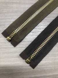 3-G-CO-OR WALDES® 复古拉链，红铜色，3 种尺寸，棉带开口 朝日拉链(Waldes) 更多图片