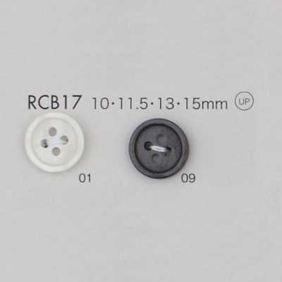 RCB17 聚酯纤维树脂 带边四孔纽扣