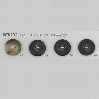 RCB202 聚酯树脂 有边四孔纽扣