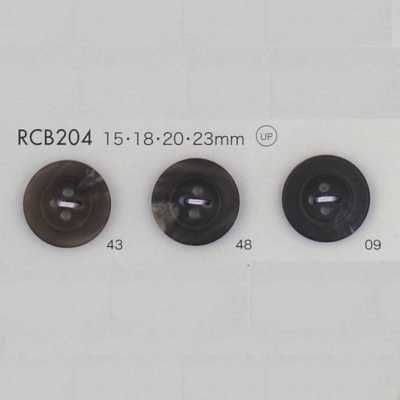 RCB204 聚酯纤维树脂 有边 四孔纽扣