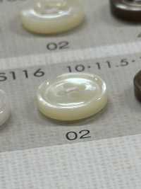 LS116 聚酯纤维树脂镶边四孔纽扣 更多图片