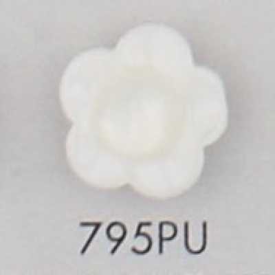 795PU 2孔花型塑胶纽扣