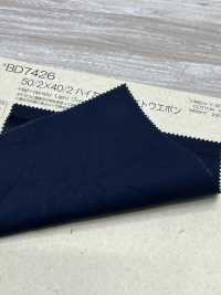 BD7426 50/2✕40/2 高计数轻武器[面料] Cosmo Textile 日本 更多图片