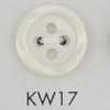 KW17 聚酯树脂制 带边 四眼纽扣