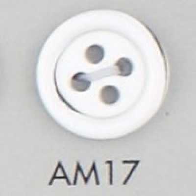 AM17 腈纶/聚酯纤维树脂制四孔纽扣