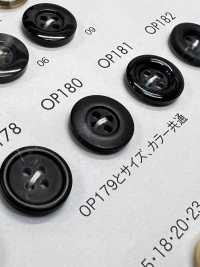 OP180 聚酯纤维树脂四孔纽扣 Osaka Plastic Industries（DAIYA BUTTON） 更多图片