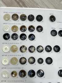 MY154 聚酯纤维树脂水牛风格四孔纽扣 Osaka Plastic Industries（DAIYA BUTTON） 更多图片