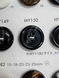 MY150 聚酯纤维树脂镶边四孔纽扣 Osaka Plastic Industries（DAIYA BUTTON） 更多图片