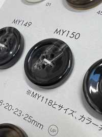 MY150 聚酯纤维树脂镶边四孔纽扣 Osaka Plastic Industries（DAIYA BUTTON） 更多图片