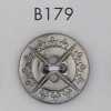 B179 ABS树脂制电镀纽扣