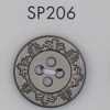 SP206 ABS树脂制 镀层纽扣