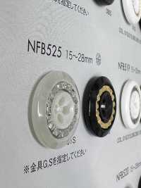 NFB525 聚酯纤维树脂/ABS树脂纽扣 Osaka Plastic Industries（DAIYA BUTTON） 更多图片