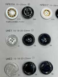 LME1 聚酯纤维树脂四孔纽扣 Osaka Plastic Industries（DAIYA BUTTON） 更多图片