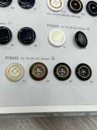 TY2053 聚酯纤维树脂四孔纽扣 Osaka Plastic Industries（DAIYA BUTTON） 更多图片